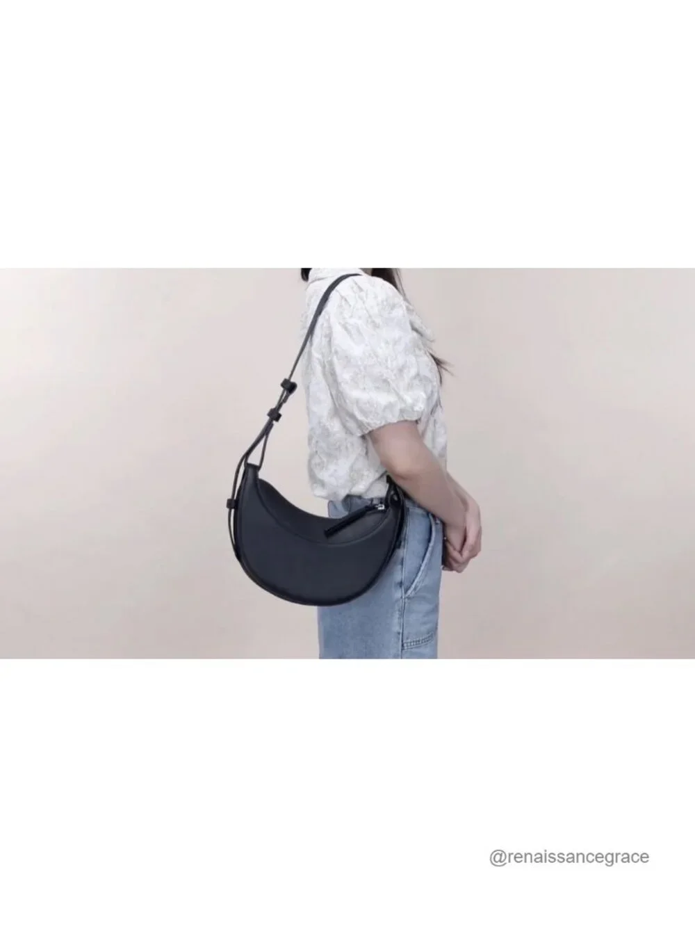 Faux Leather Saddle Bag Women Shoulder Bag Crescent Purse Trendy Crossbody Hobo